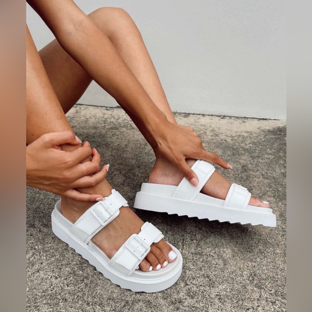 NEW Princess Polly Ma Belle Sandals - White - Women's Size 6